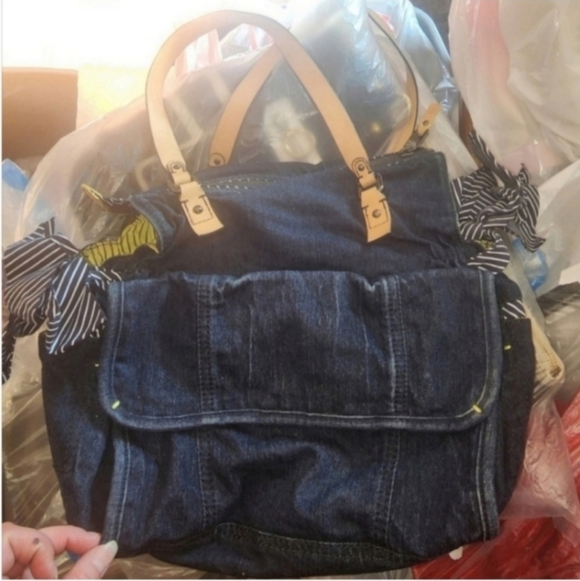 🍁🍂Y2k RARE  Denim vintage Juicy couture bag - Picture 3 of 11